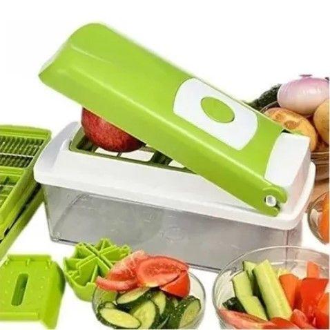 Picador Frutas Verduras Vegetales Rallador Cortador Multiuso-2