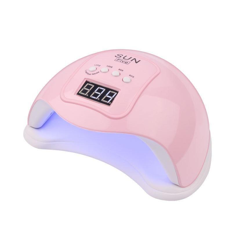 Lámpara De Uñas Uvled Sun5 48w Permanentegel Rosa Pastel-0
