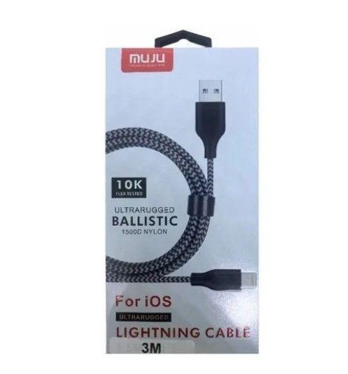 Cable Lightning 3 Metros iPhone Usb Carga Rápida Y Datos-2