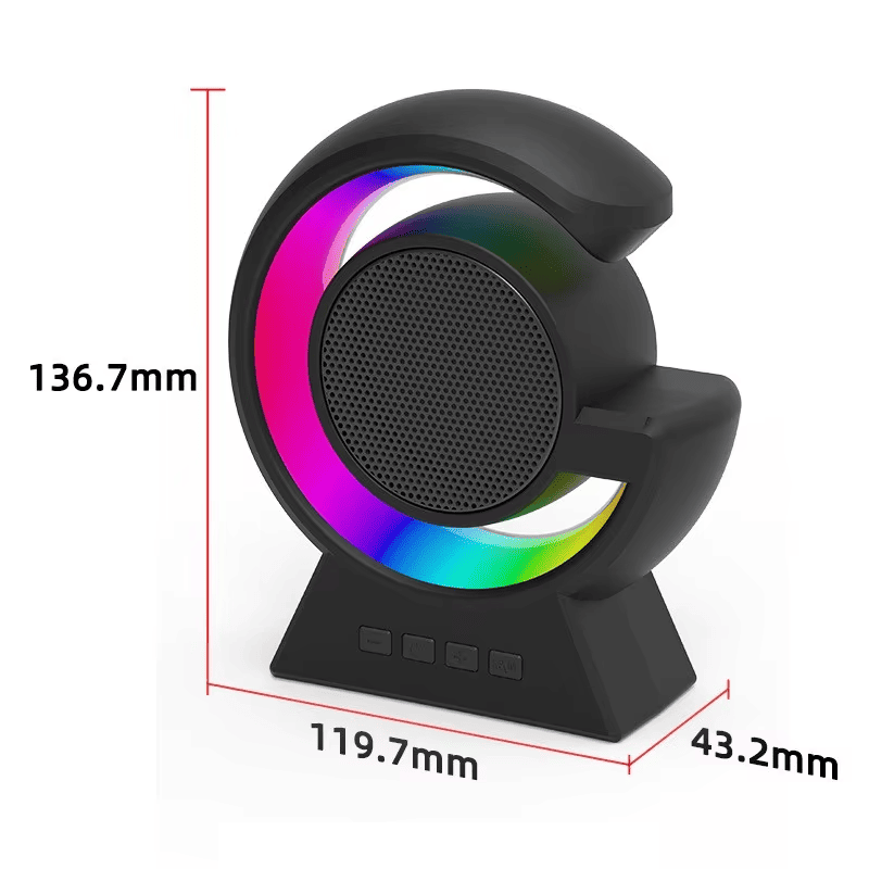 Parlante Karaoke Bluetooth Portatil YS-110 Micrófonos Luces-6