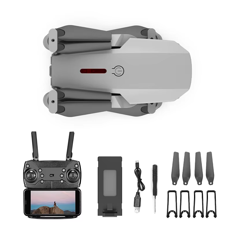 Mini Drone E88 4K HD Cámara 4 Ejes Plegables Radiocontrolado-3