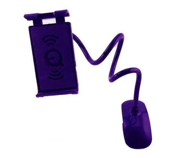 Soporte De Celular Y Tablet Pinza Grande Brazo Flexible-0