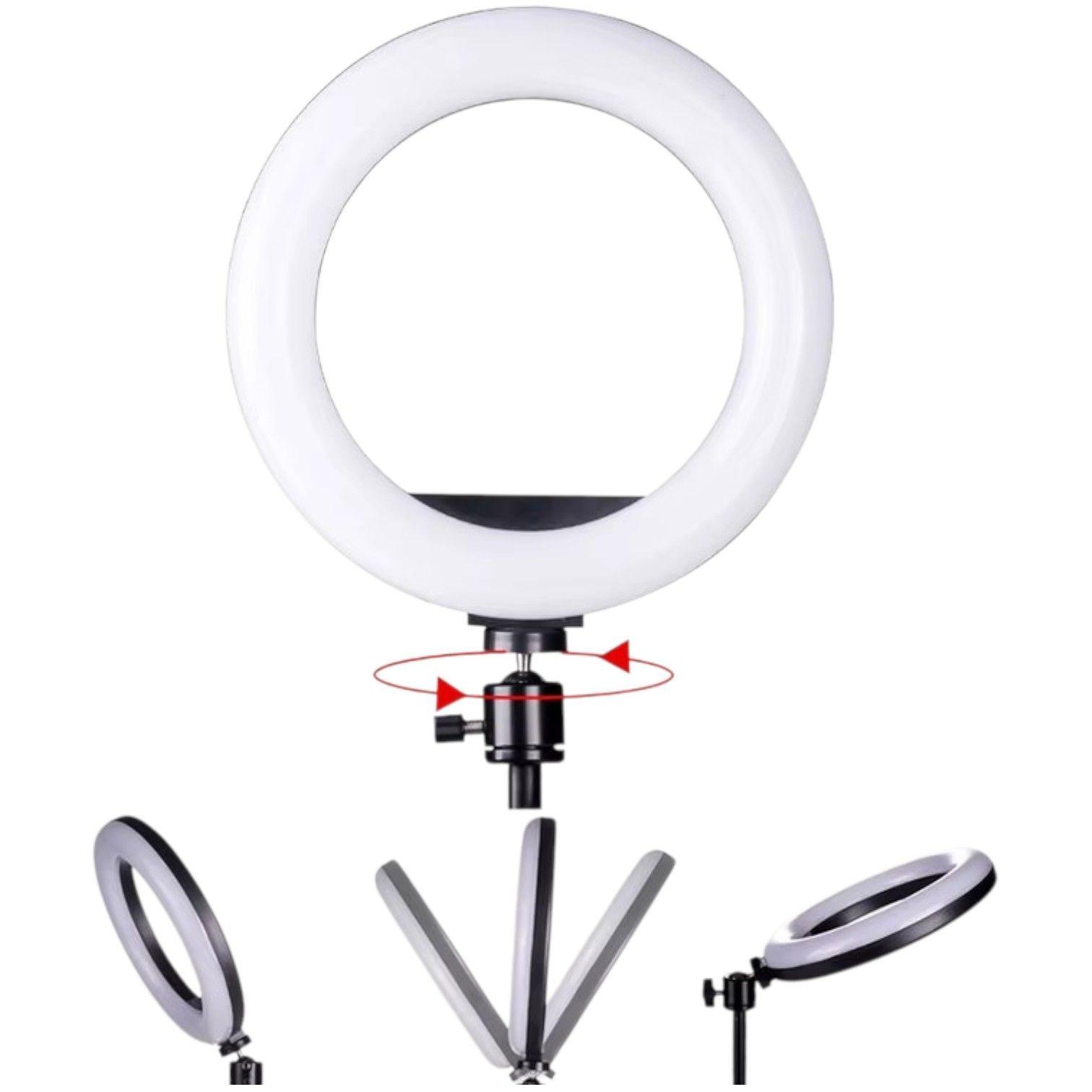 Aro Luz Colores Regulable LED RGB Selfie Soporte Celular IRM-6