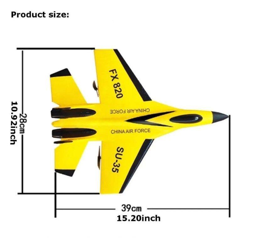 Avión Control Remoto Planeador Acrobático Teledirigido Su-35-2