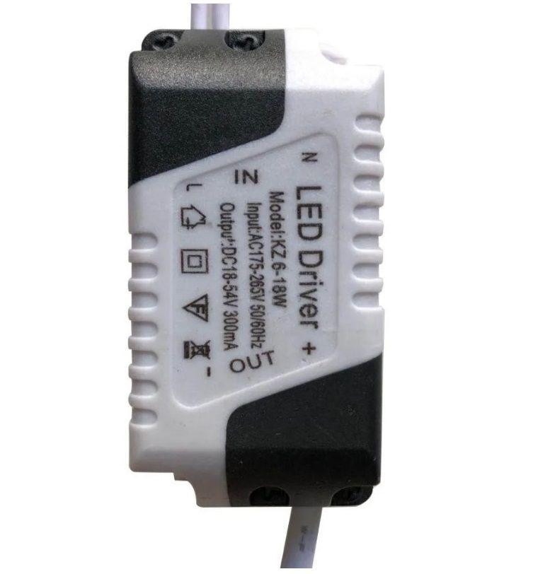 Led Driver 8w-18w Dc 300ma Transformador-0