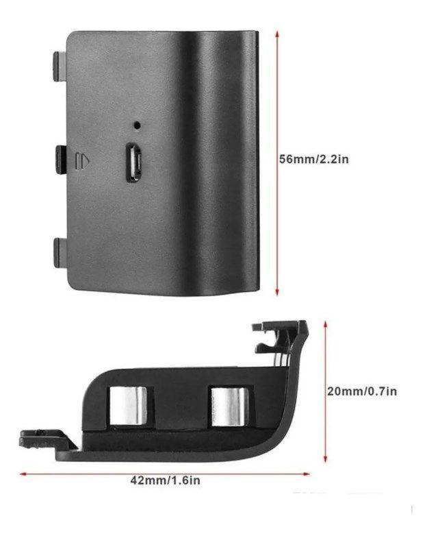 Bateria Recargable Para Control De Xbox One Con Cable-3