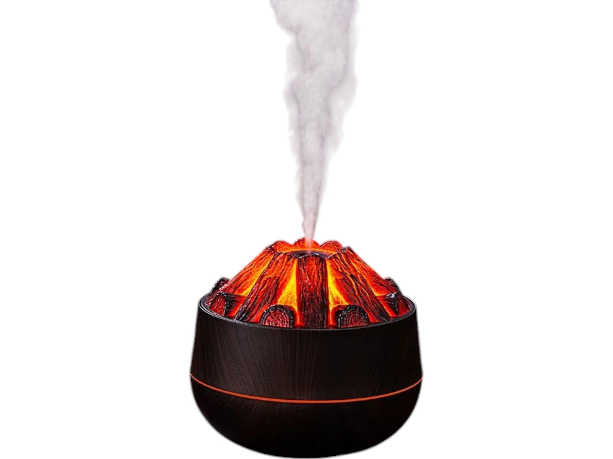 Humidificador Ambiente Vaporizador Volcán 300ml Relajación-0
