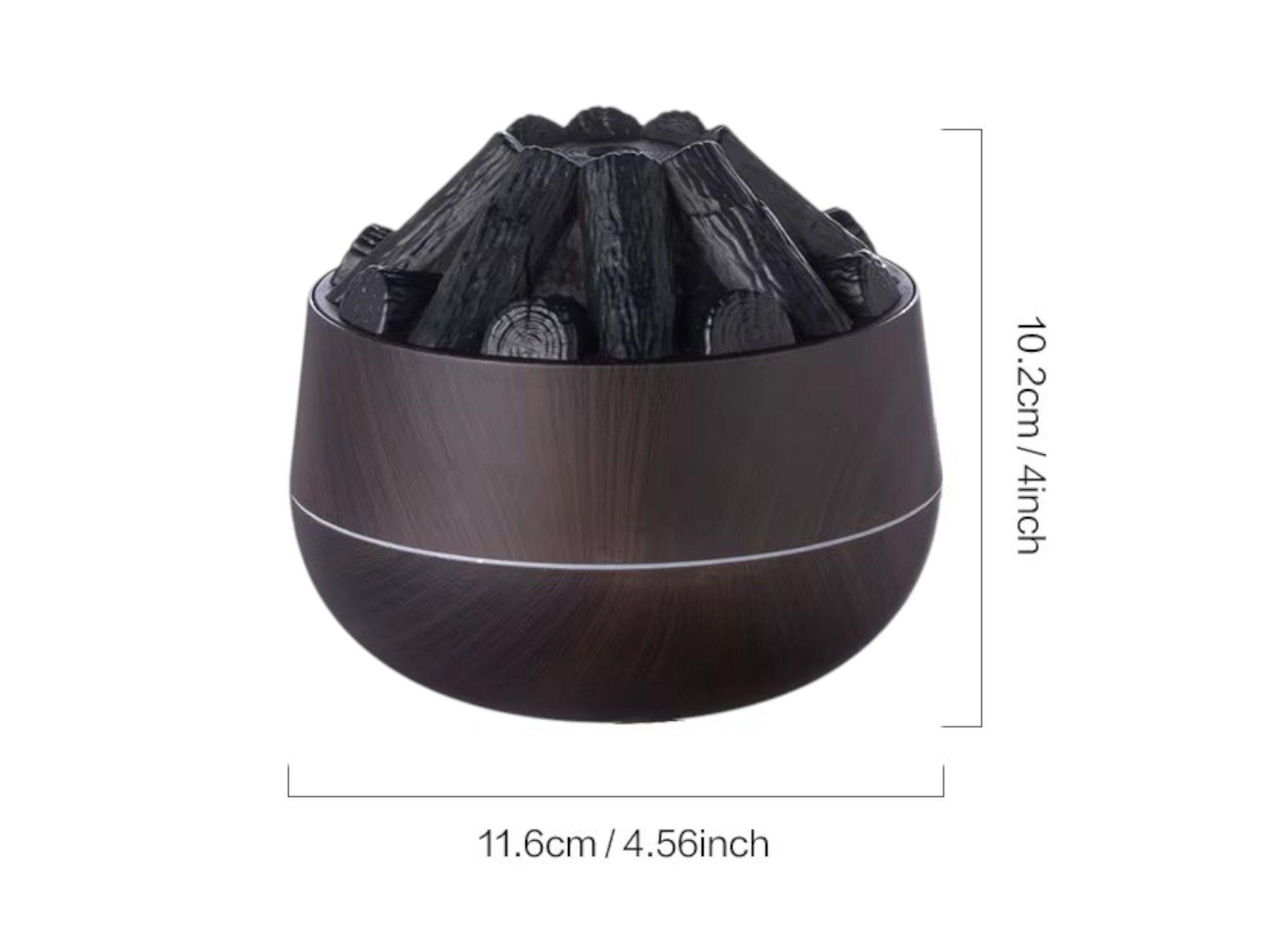 Humidificador Ambiente Vaporizador Volcán 300ml Relajación-2