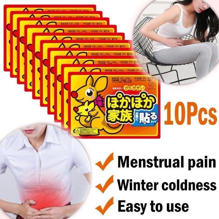 10 Parches Calientes Terapéutico Calor Dolores Lumbago-5