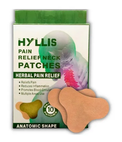 Pack 10 Parches Aliviar Calmar Dolor Cuello Muscular Hierba-2