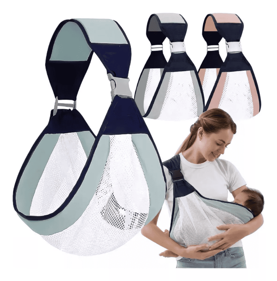 Portabebé Cangurera Ajustable Ergonómico Fular Multiposición-2