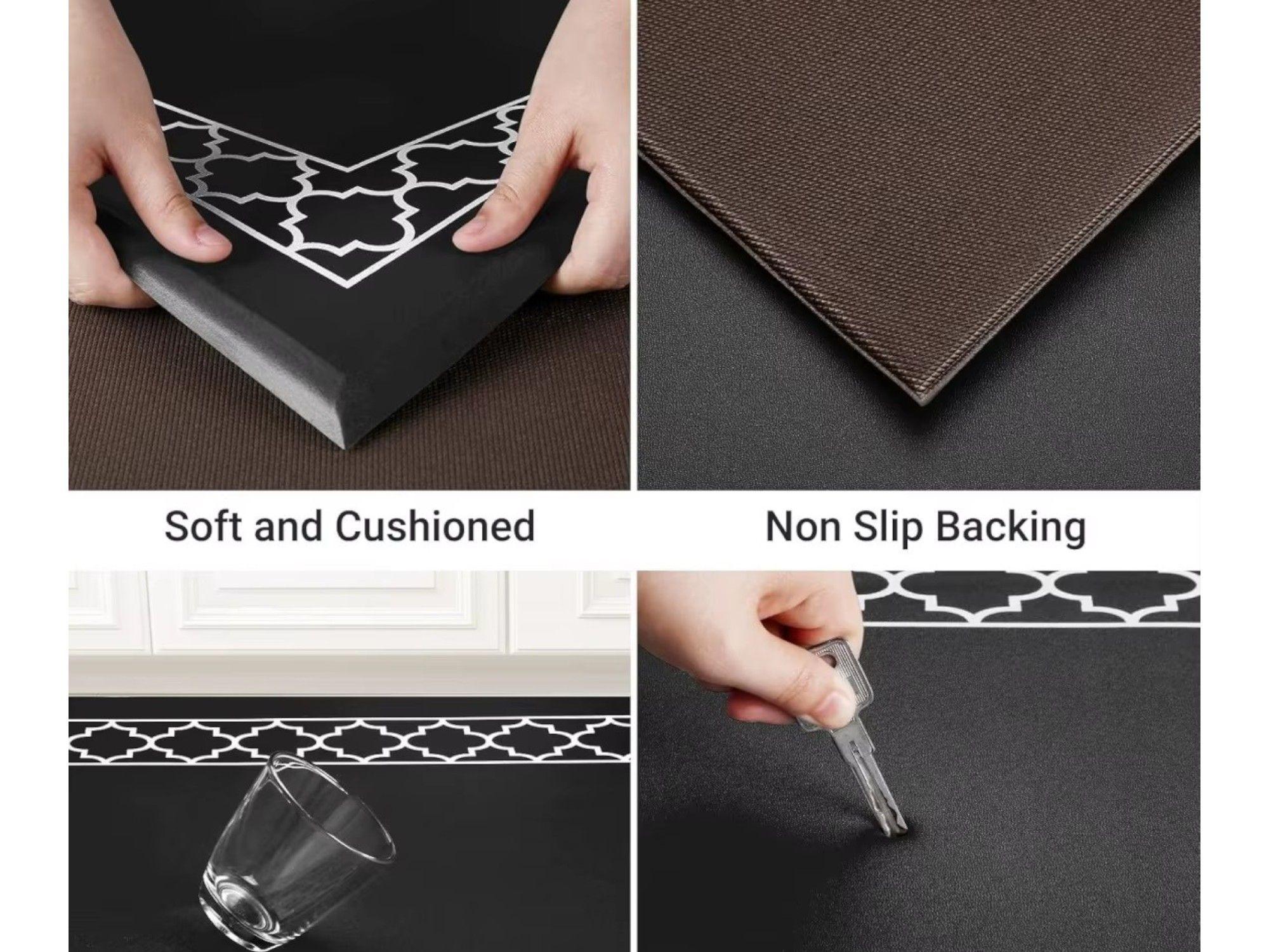 Alfombra Plastica Absorbente Tapete Elegante Entrada Hogar-2