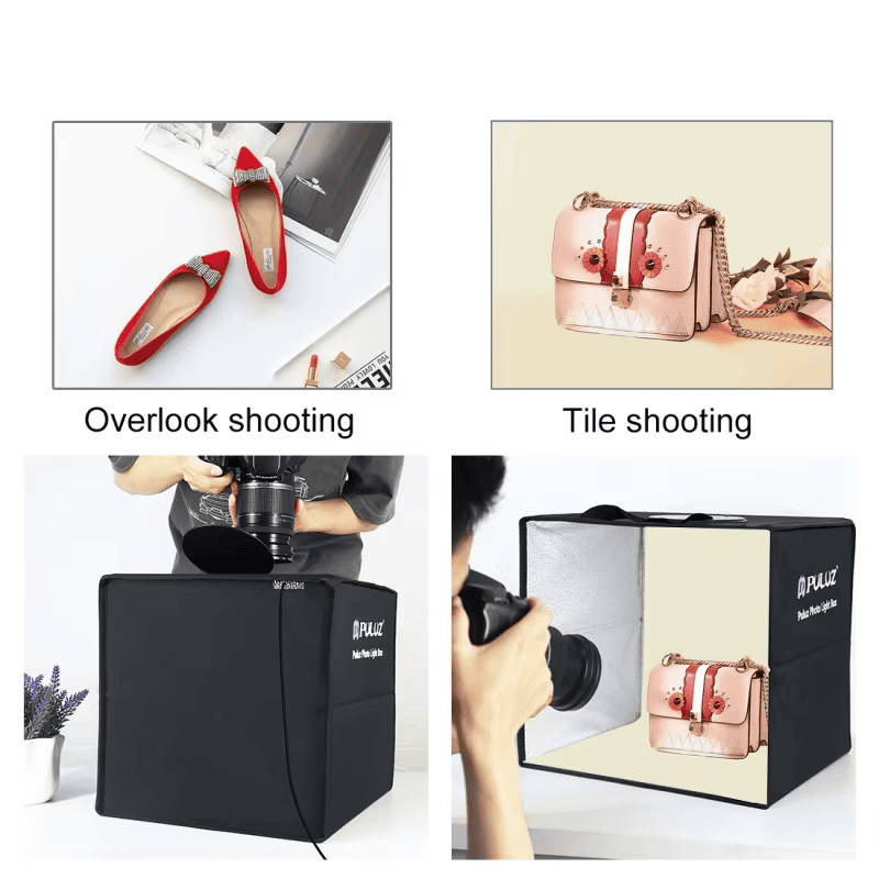 Caja Iuminacion Estudio Fotografia Portatil Plegable Cubo-4