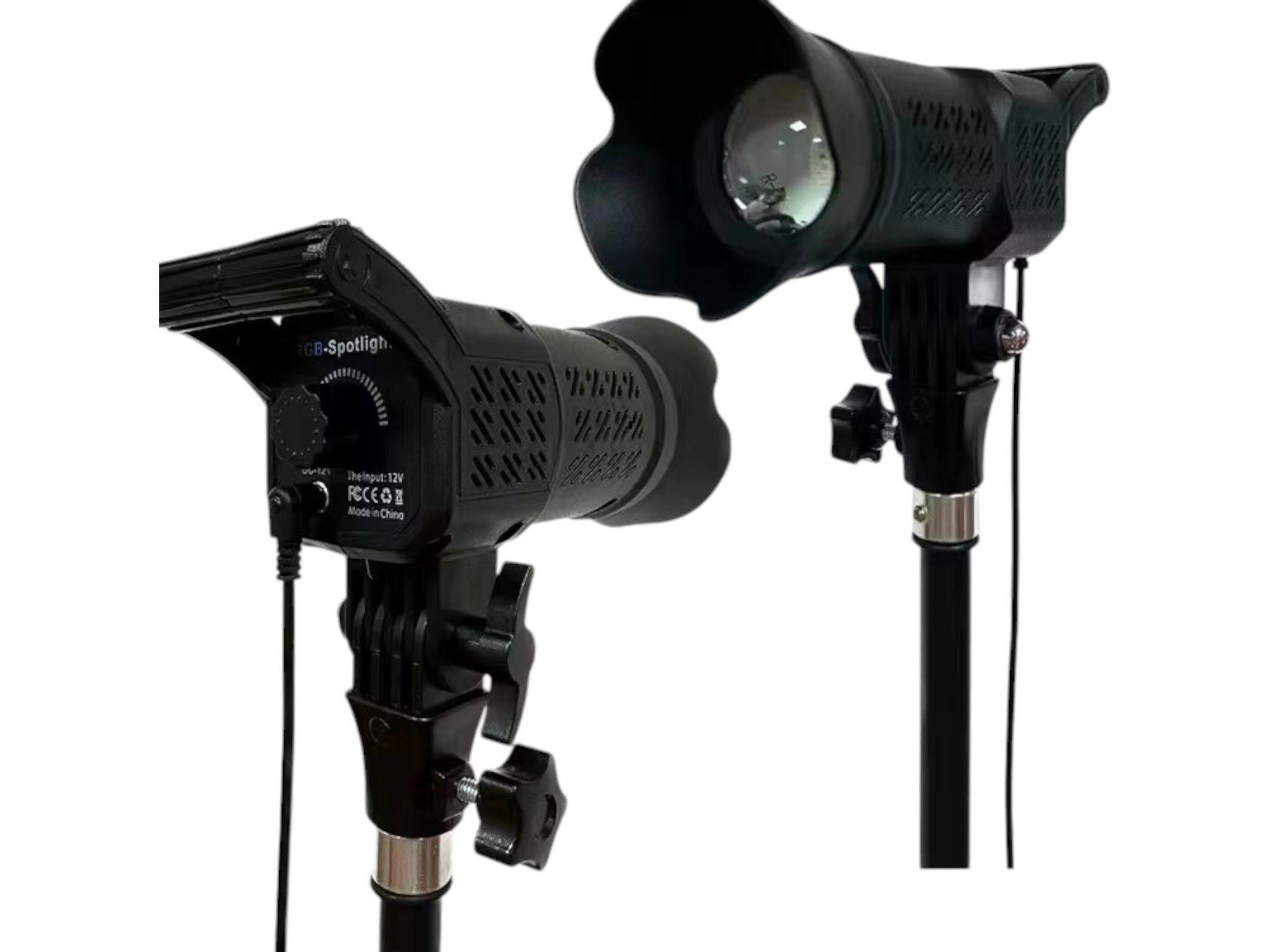 Foco Luz Lampara Spotligh RGB LED Iluminacion Profesional-2