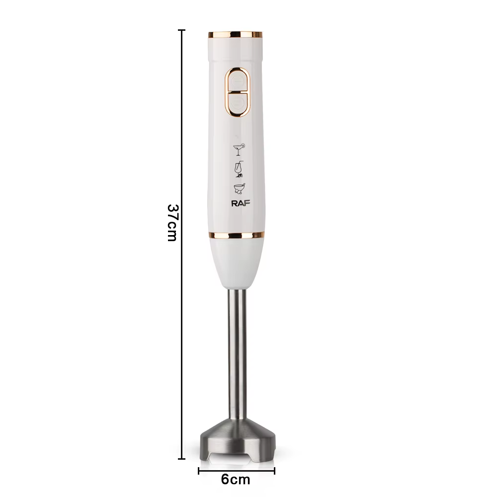 Batidora Mano Inmersión RAF 4Cuchillas Cocina Mezcla Tritura-2