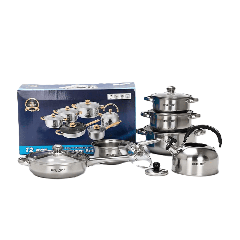 Juego Ollas Inoxidable Cocina Set 12 Piezas Antiadherente-7