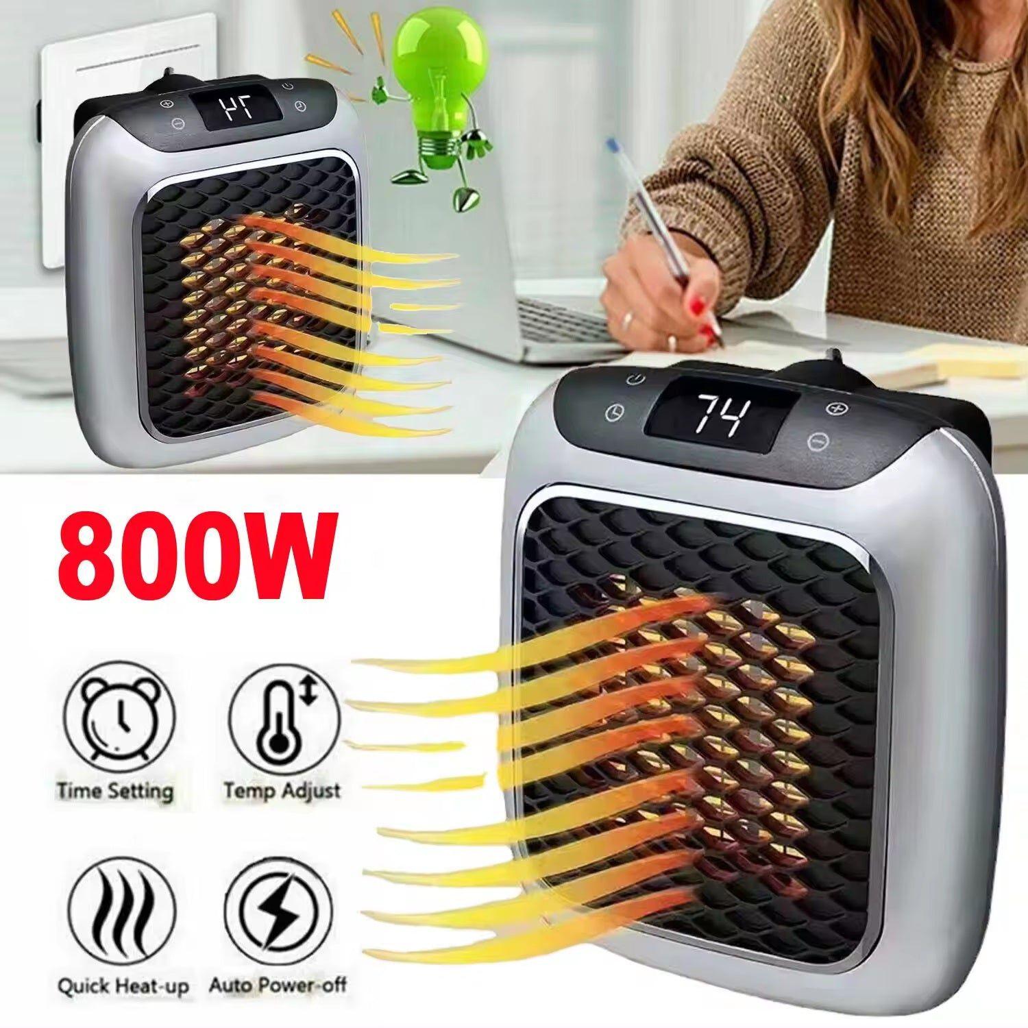 Calentador Calefactor Eléctrico Estufa 800w y Control Remoto-3