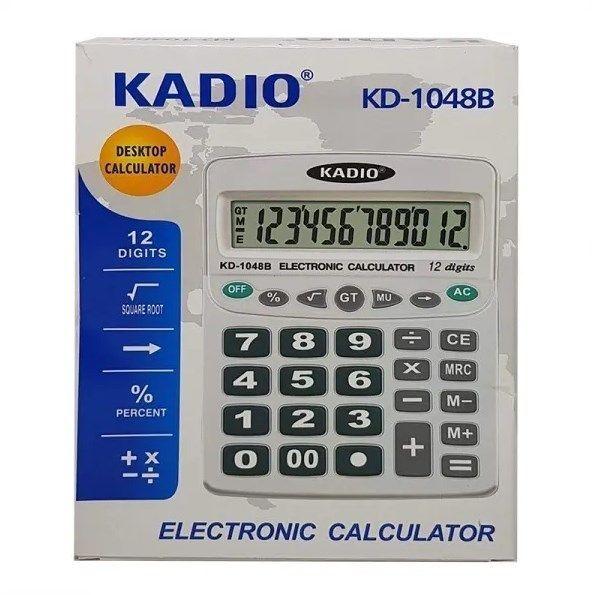 Calculadora De Escritorio Kadio Kd-1048b Grande 12 Dígitos-2