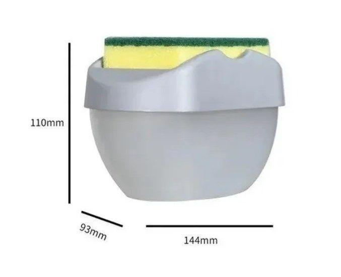 Dispensador De Lavalozas Manual De 400ml + Esponja-1