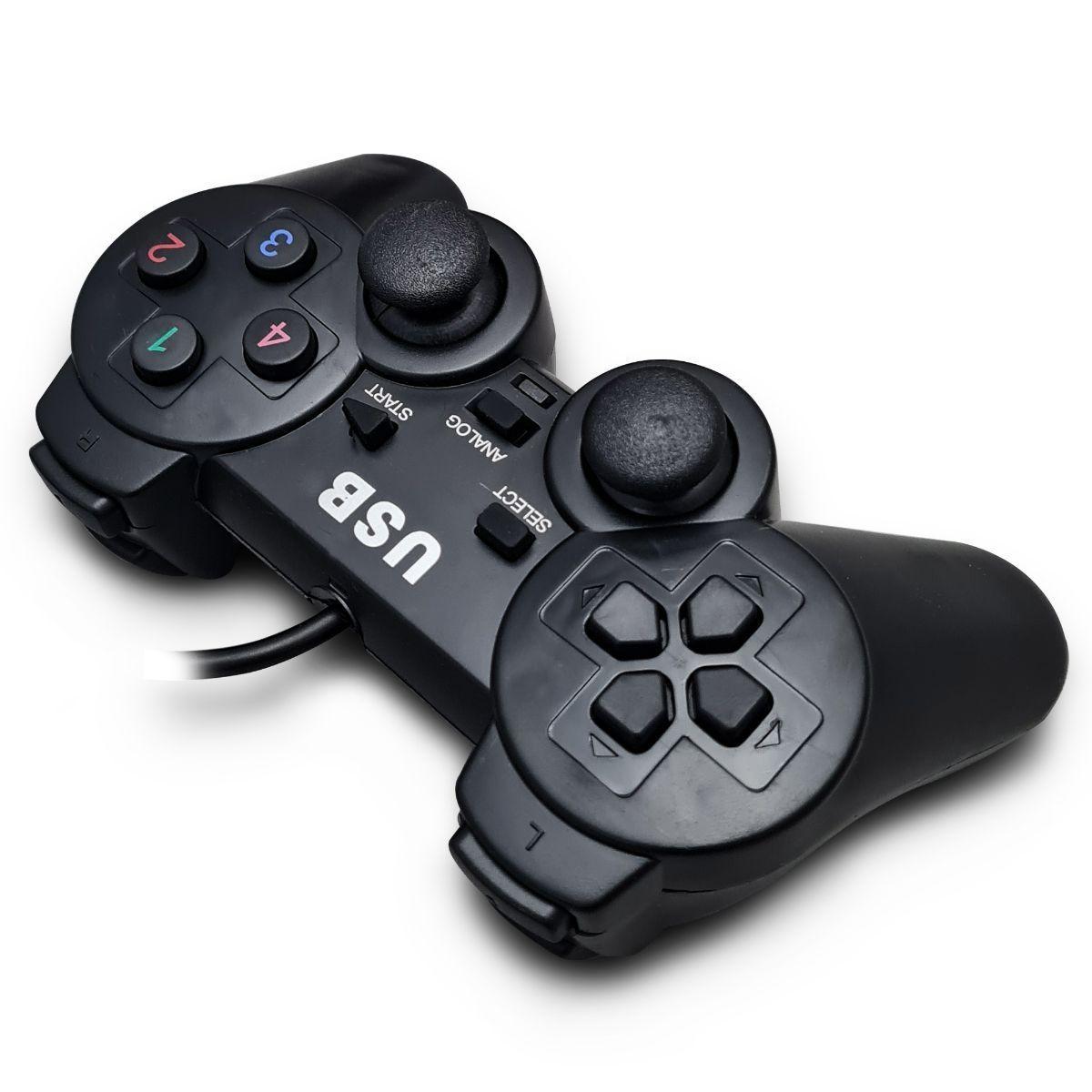 Control Dualshock Mando Joystick Usb Pc Windows 1,8 Metros-4