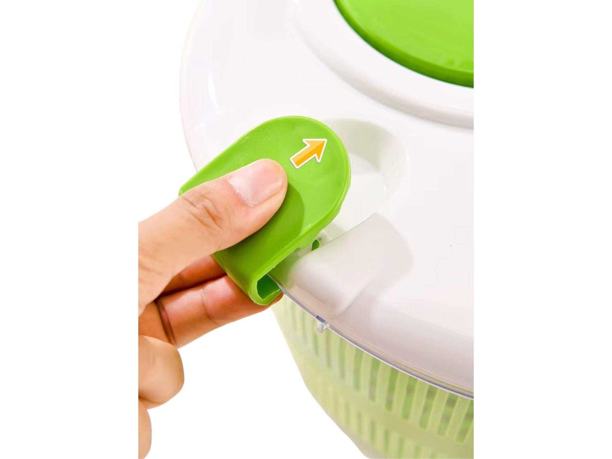 Escurridor Ensalada Centrifuga Secado Rapido Frutas Verduras-3