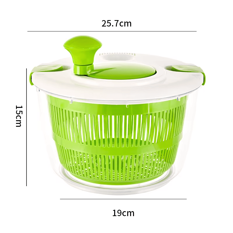 Escurridor Ensalada Centrifuga Secado Rapido Frutas Verduras-4