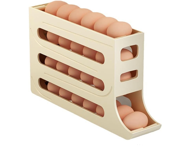 Dispensador de Huevos Pro con 4 Bases Perfecta para Organizar Huevos-2