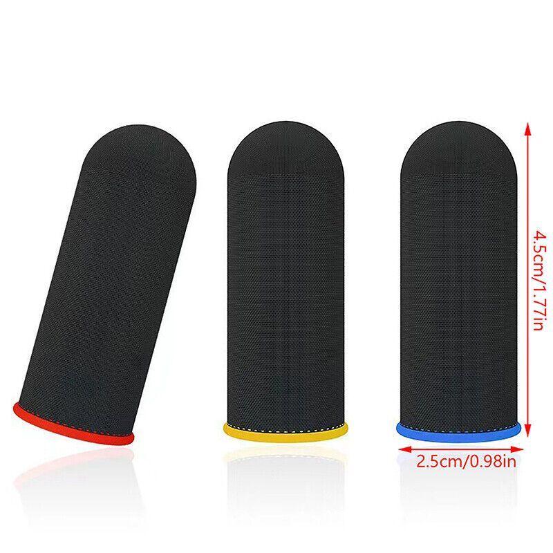 Set 2 Dedales Gamer Funda Dedo Transpirable Táctil Sin Sudor-3