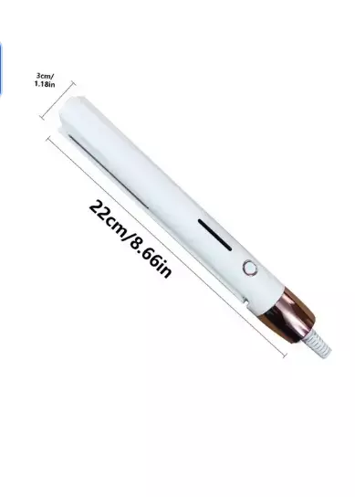 Mini Plancha  Clip Esponjoso Color Blanco de Cerámica-2