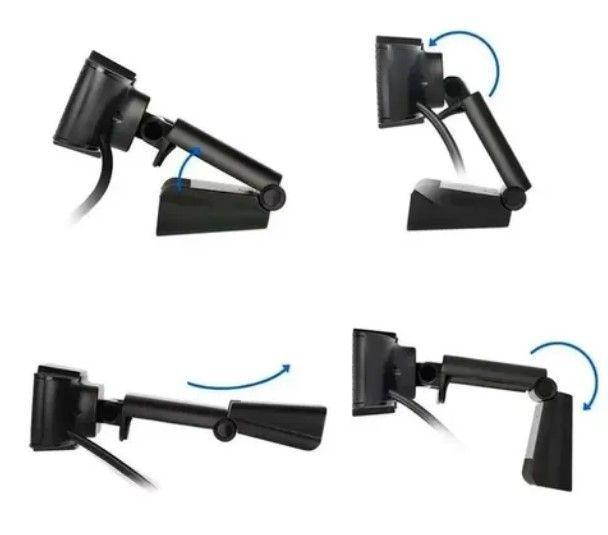 Cámara Web Hd 1080p Usb Microfono Incorporado Adaptable Flex-3