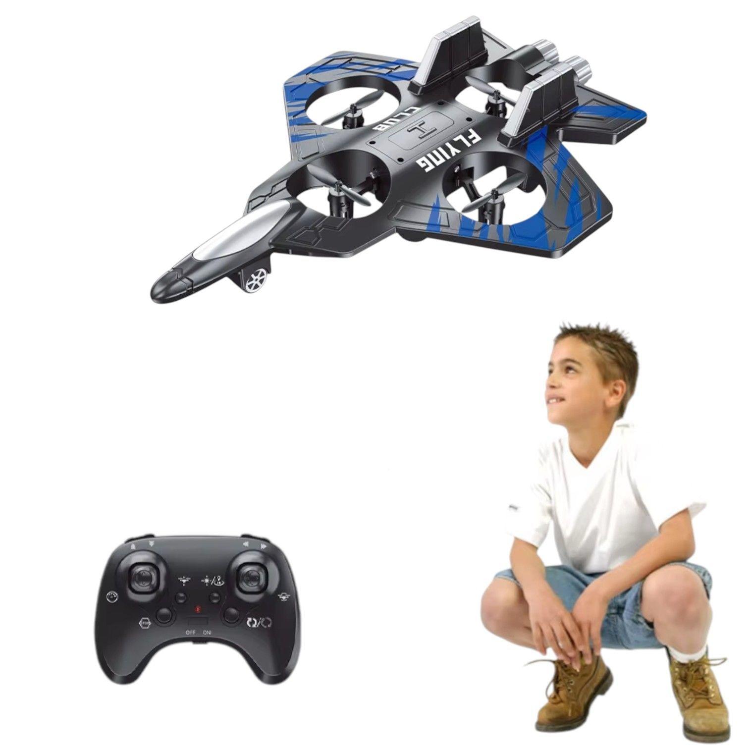 Avión Jet Drone Juguete Volador Control Remoto Recargable-2