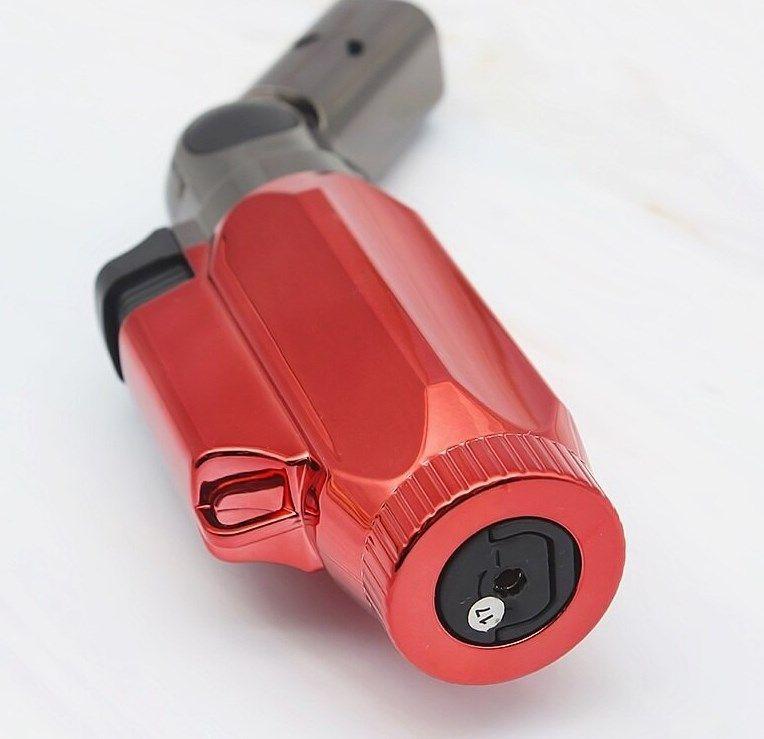 Encendedor Soplete Metalizado Recargable Gas Cocina Pipa-3
