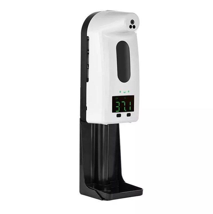 Termómetro Infrarrojo Y Dispensador De Alcohol Gel V18 Pro-2