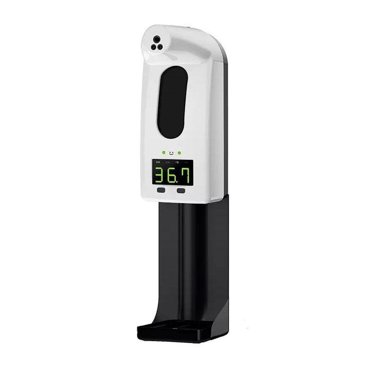 Termómetro Infrarrojo Y Dispensador De Alcohol Gel V18 Pro-1