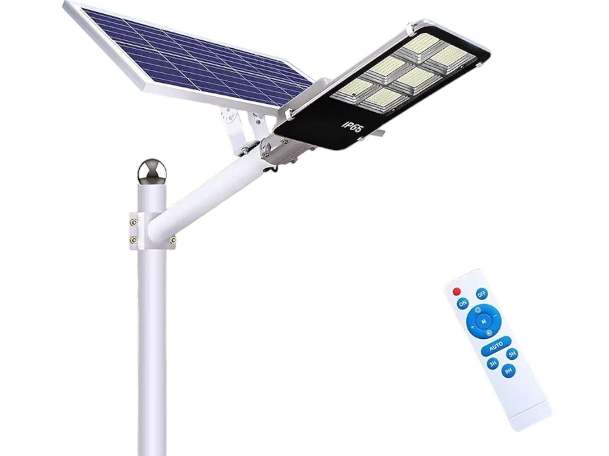 Lampara Panel Solar Luz Foco Exterior Alta Luminosidad IRM-2