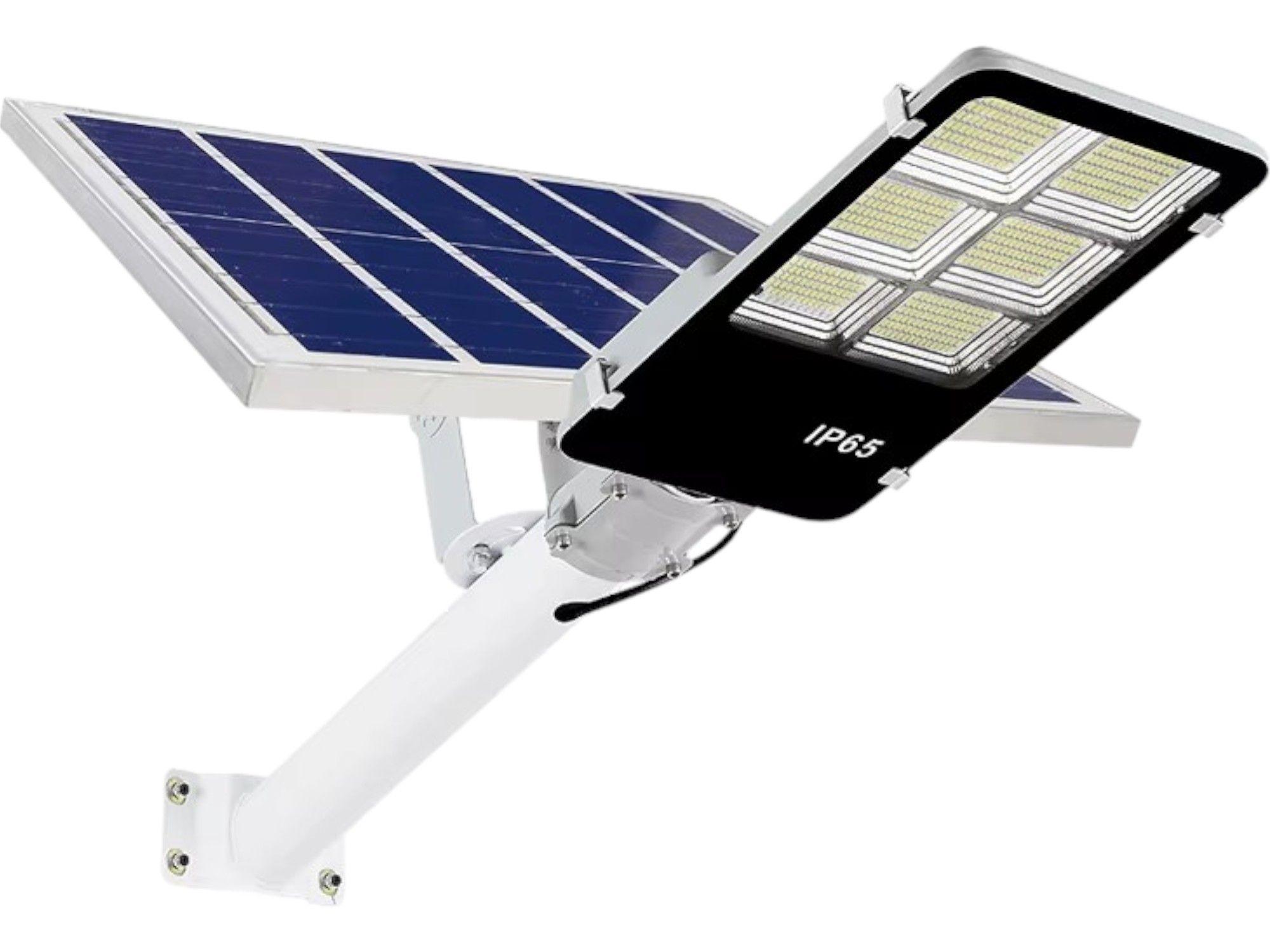 Lampara Panel Solar Luz Foco Exterior Alta Luminosidad IRM-3