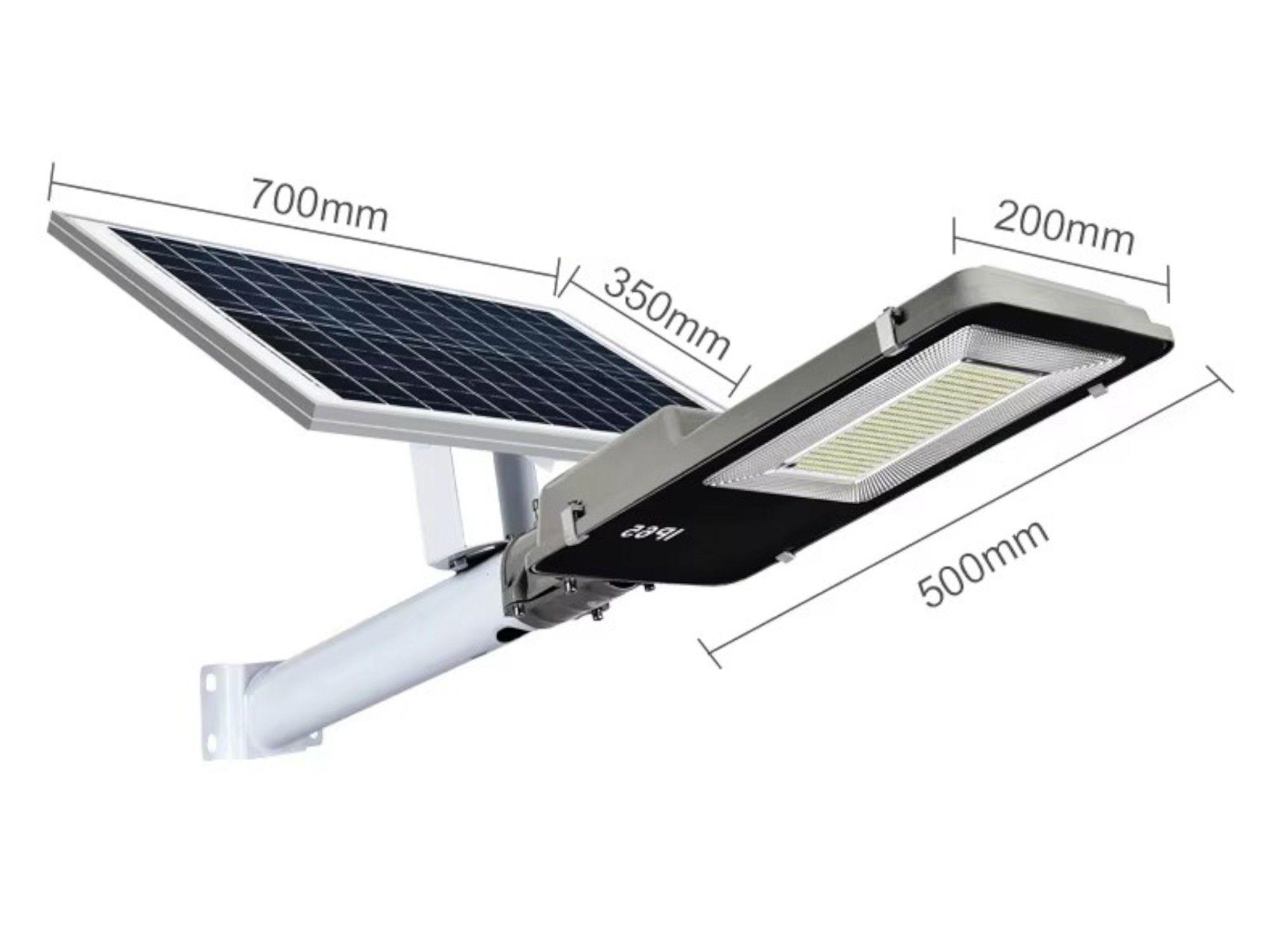 Lampara Panel Solar Luz Foco Exterior Alta Luminosidad IRM-4