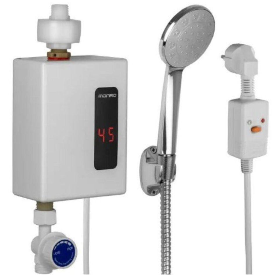 Calentador Agua Eléctrico Ducha Fácil Instalar Bajo Consumo-4