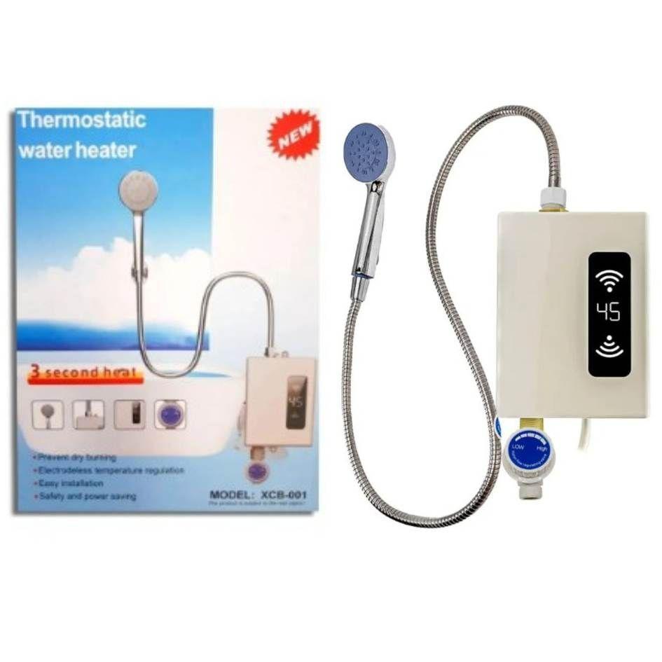 Calentador Agua Eléctrico Ducha Fácil Instalar Bajo Consumo-7