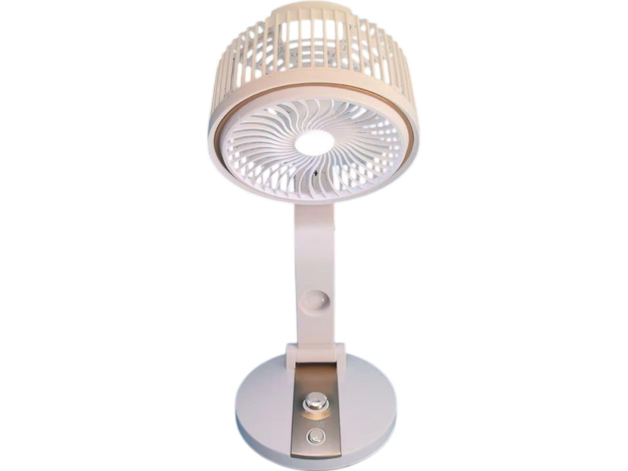 Ventilador Mini Plegable Portatil Recargable USB LED Viaje-1