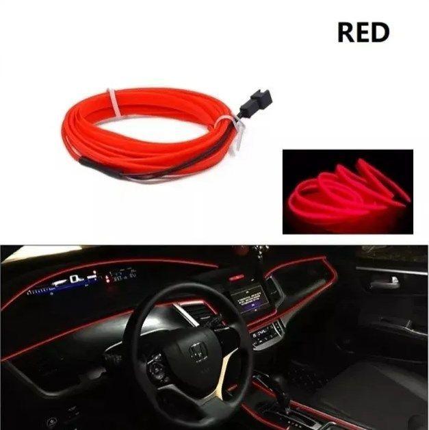 Cinta Tira Luz Led Neon Flexible 5 Metros Colores Auto 12 V-3