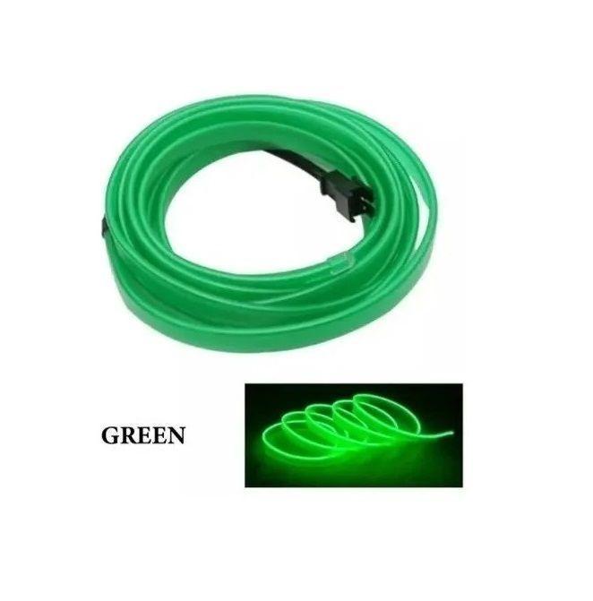 Cinta Tira Luz Led Neon Flexible 5 Metros Colores Auto 12 V-5