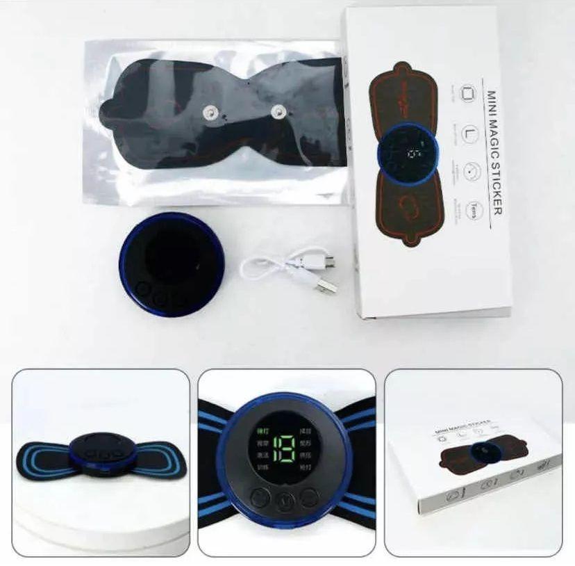 Mini Masajeador Eléctrico USB Portátil Estimula Todo Cuerpo-5