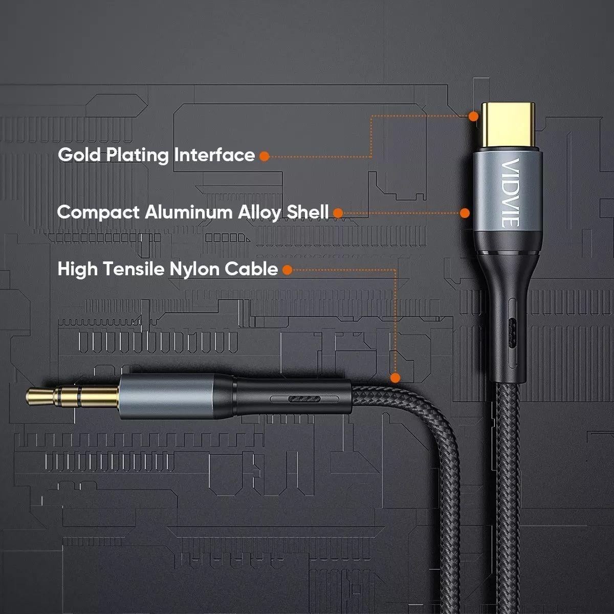 Cable Auxiliar Para Audio Tipo-c A 3.5mm Stable Transmisión-4