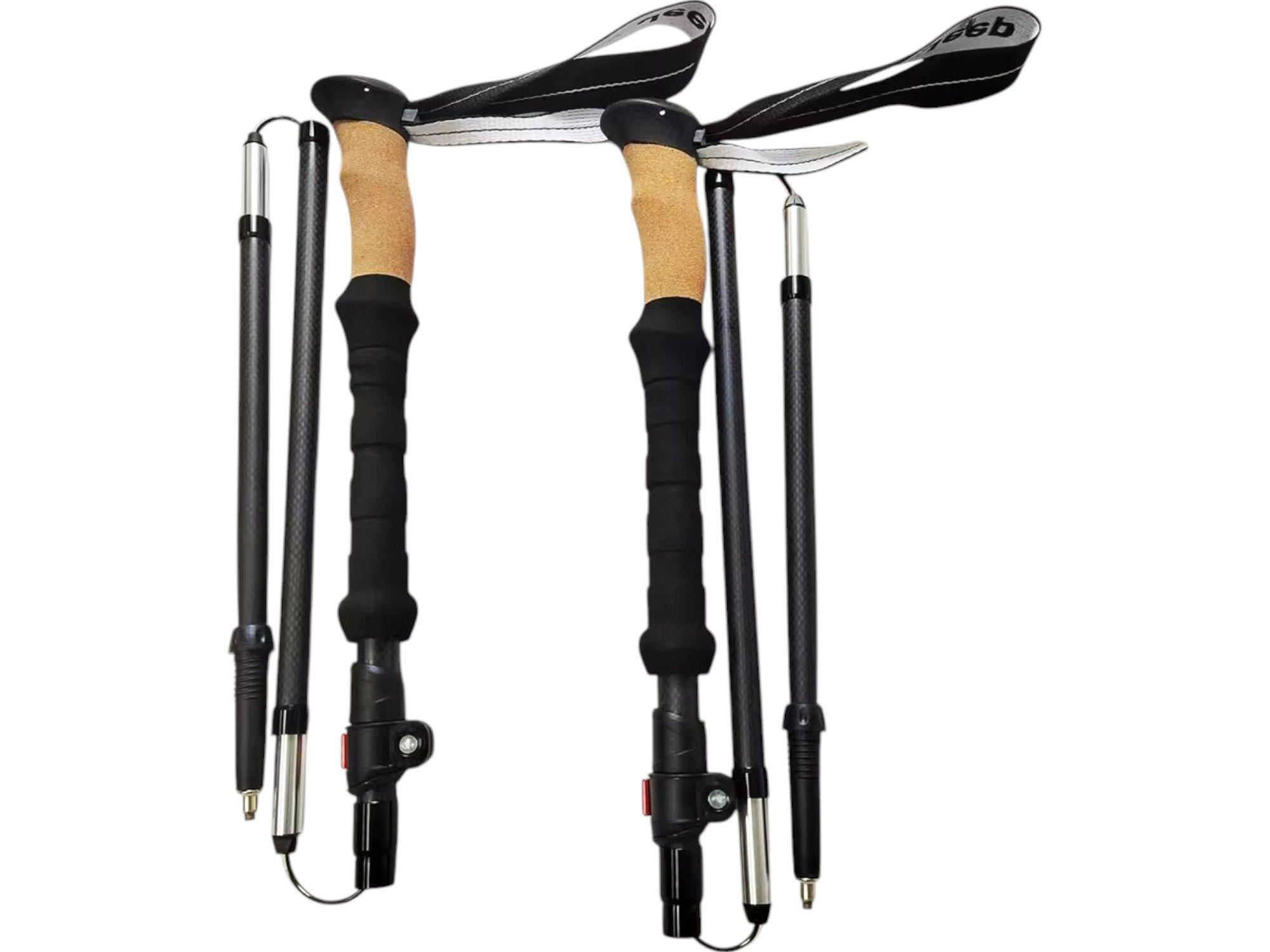 Bastones Trekking Escalada Montaña Senderismo Set 2 Aluminio-5