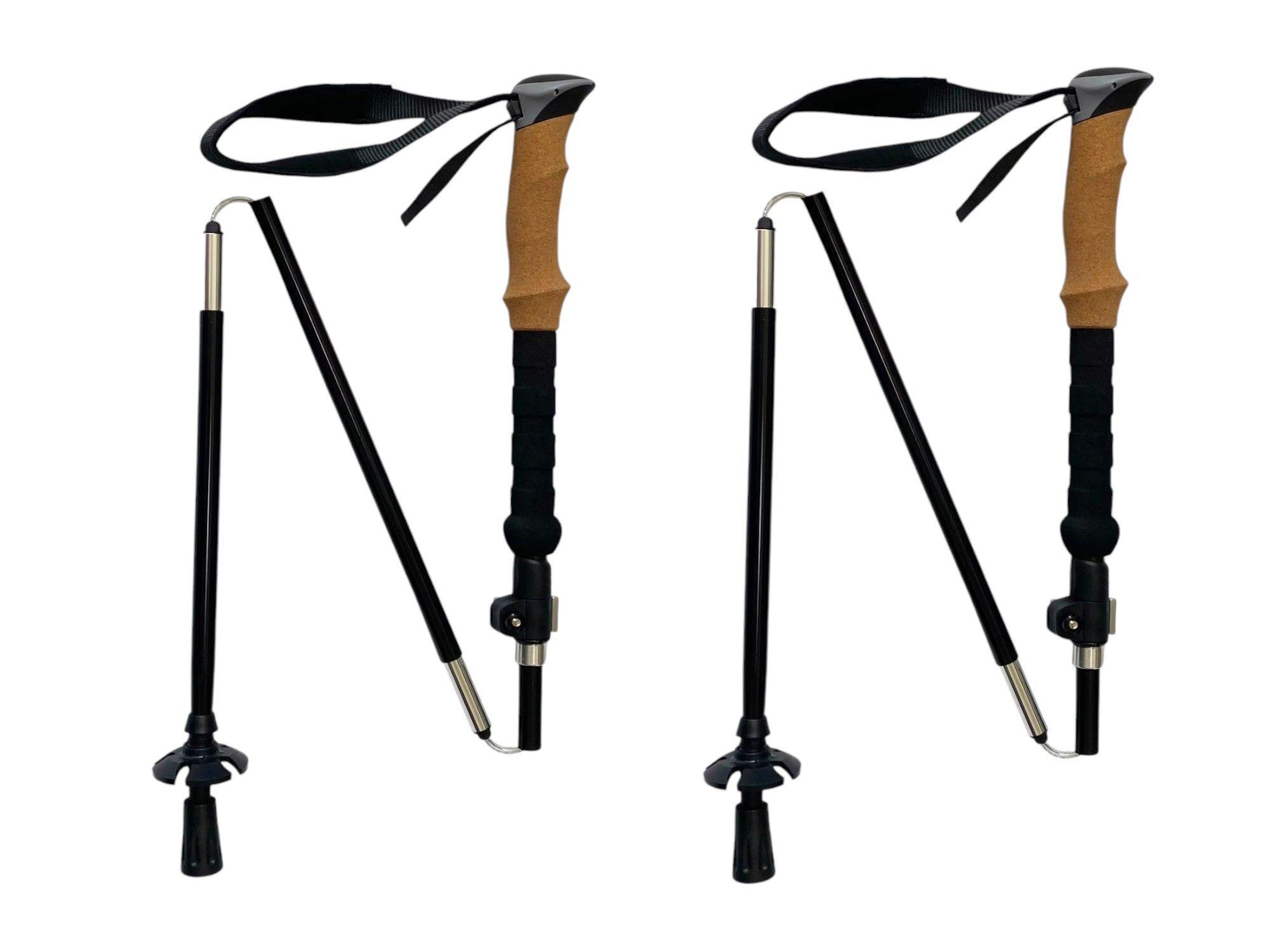 Bastones Trekking Escalada Montaña Senderismo Set 2 Aluminio-6