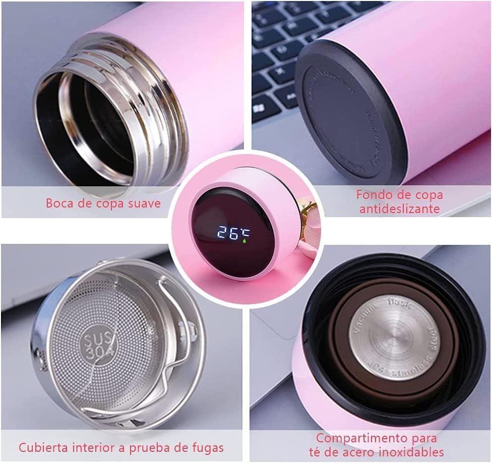 Termo Inteligente Vaso Agua Caliente Mug Termico Digital 500-7