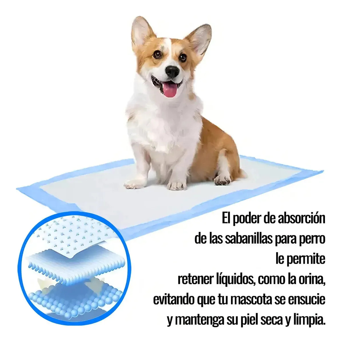 Pack 20 Pa ales Sabanillas Mascotas Perros Gatos 90x60 cm-8