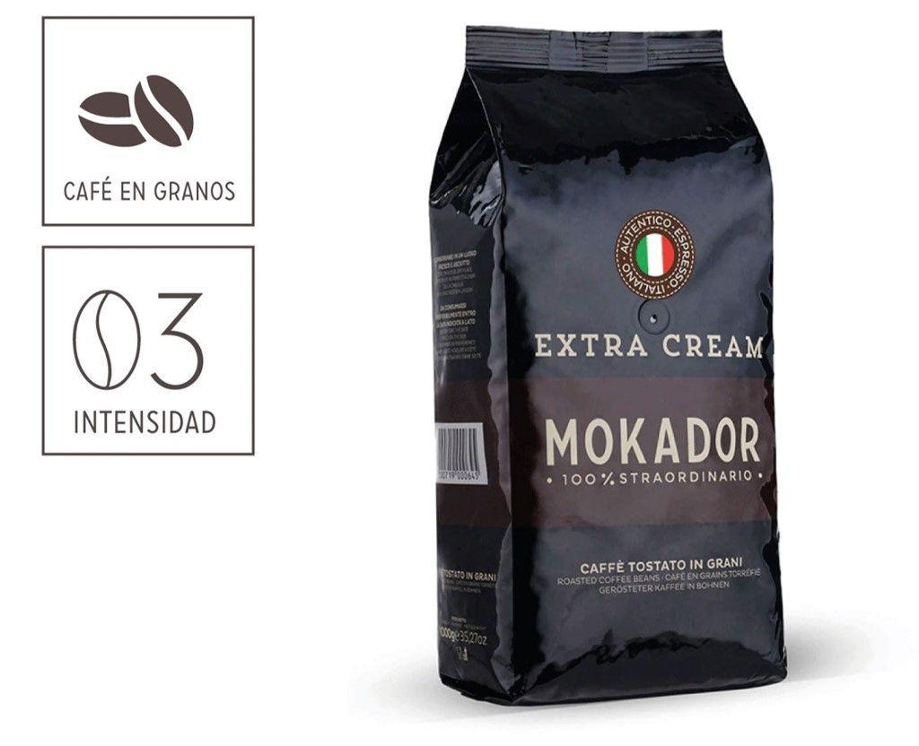 Café Extra Cream grano entero  1 kg. mezcla arábica robusta-2
