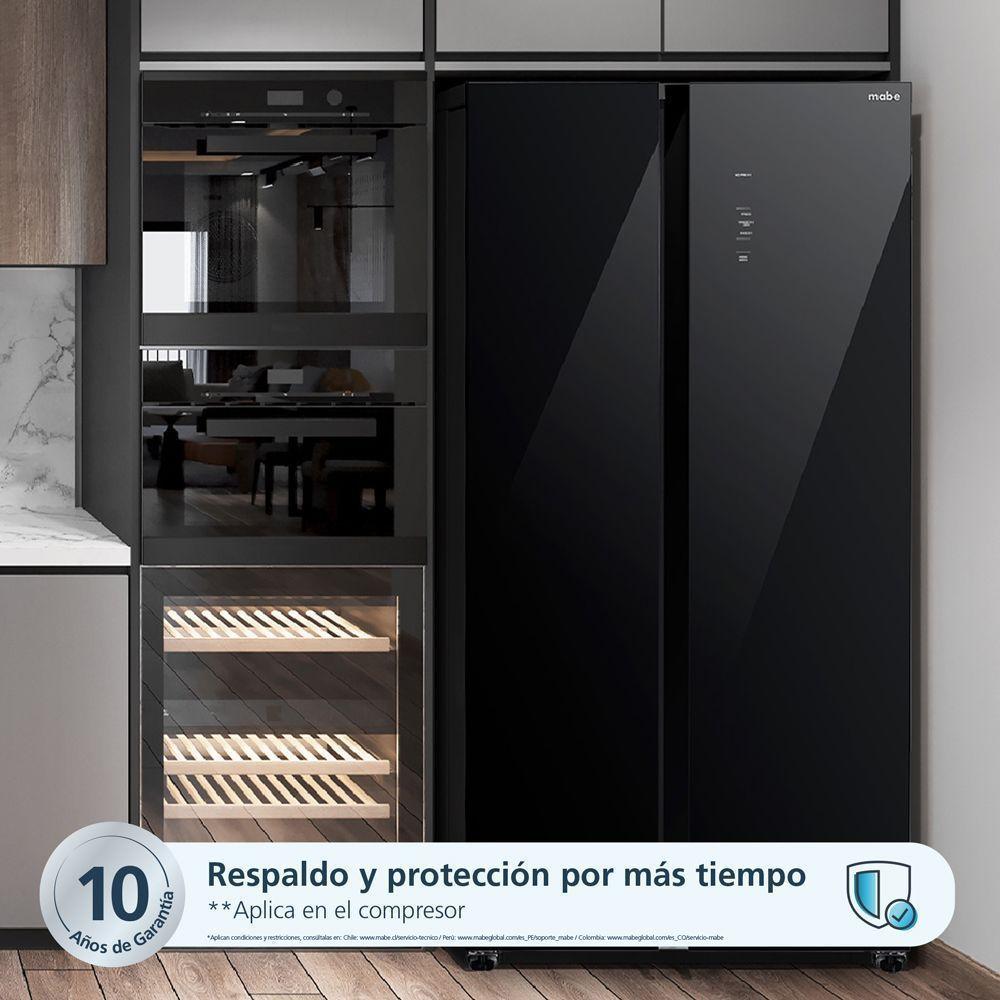 Refrigerador Side by Side 631L Brts Vidrio Mabe MSC631LKLNG0-6